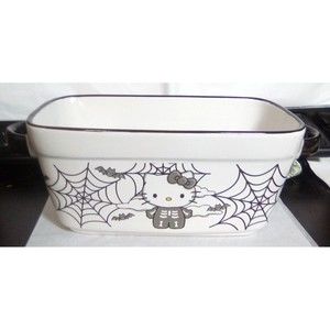 Hello Kitty Sanrio skeleton medium size baking dish NWT